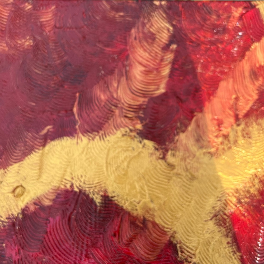 Original Abstract Art Acrylic on 16X20 on Stretched Canvas